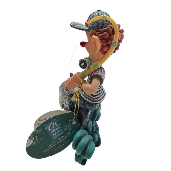 Vintage Cast Art Slapstix Hook, Line & Sinker Figurine Fishing Clown #04138 1999 - Picture 6 of 16